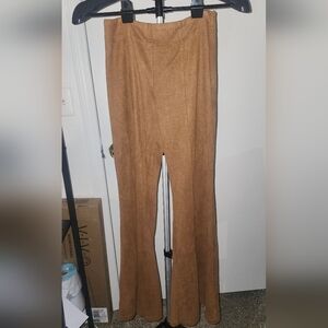 Gianni Bini Tan Boot Cut Flare Pants